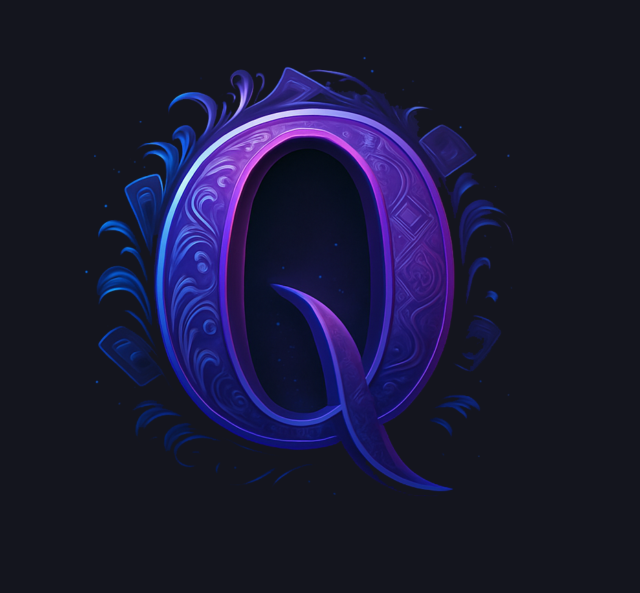 Logo lettrine bleu